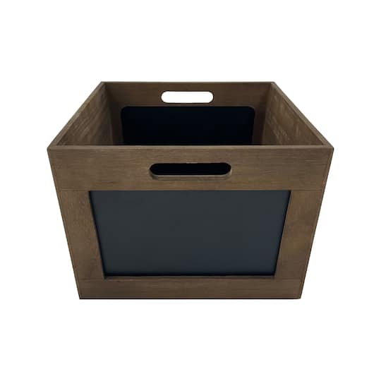 Large Espresso Crate with Chalkboard by Ashland&#xAE;